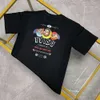 2024 High Quality Trendy Brand EV Fushen Snle Up With Damo Slogan Letter Print Casual Short T-Shirt Half Sleeved Top 330874