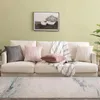Inyahome konst sammet gul blå rosa fast färg kudde kudde kudde fall hem dekorativ soffa kast dekor 240411