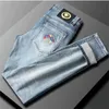 Designer Jeans Men Hoge Versie Vers Designer Jeans Men Pants Classic Bordined Jeans Casual Mens Trousers Plus Size Fashion Straight Jeanses 29-42