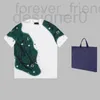 Männer Plus -T -Shirts Polos Designer beliebter Straßentrend Kurzarm Herrenhemd High Street Unisex Runde Hals Brief Print Schüler Schweiß T444S2 8PLV F4Z3