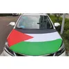 Palestine Car Capot de capuche drapeau Banner Banner Fabrics élastiques 110x150cm pour camion SUV Full Graphic Lover Gift Decor 240417