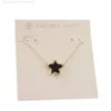 Designer de colar de KendRascott para mulher Kendras Scotts Luxury Moissanite Colar Colar Star Star Star Persona moda e elegante de estilo simples