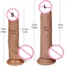 7/8 tum enorm realistisk dildo mjuk silikon penis dong med sugkopp för kvinnor onani lesbain sexig leksak hud känsla kuk