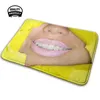 Carpets Yellow Lips 3D Soft Non-Slip Mat Rug Carpet Cushion Mouth Sexy Trending Fun 19 Healthy Serious Stay Safe Protect