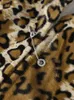 Мужские жилеты леопардовые жилеты Мужской уличная повседневная мода с V-образным вырезом кардиган мужчина 2024 весна летняя бумажная бумага.