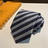 24 Fashion Men Ties Silk Tie 100% Designer Solid NecTie Jacquard Classic Stripes geweven handgemaakte stropdas voor mannen Wedding Casual en zakelijke stropdassen met doos
