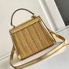 Summer Vsling Woven Designer Borse Bota Gold Bot Bag classico Vlogo Flip Coperchio Croversa Borsa a traversa Portafoglio di lusso Donne Borse per manico a tracolla regolabile spalla 7780