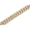 Hip Hop Jewelry 8mm Moissanite Vvs Diamond Cuban Link Chain Bracelet