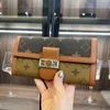 Kadın Lüks Designers Kısa Cüzdan Dauphine Çanta Çanta Bayanlar Seyahat Cüzdan Cüzdan Çantası 12cm Orijinal Kutu Immbj
