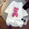 Glitter Bear Designer Tees Tshirt Summer Beach Mens Womens T-shirts Short à manches courtes tshirts en coton