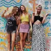 Kvinnors tankar Sexiga kvinnor bikini skörd topp virkning boho strand brvalette halter cami stickad bh -tank