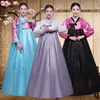 Abbigliamento etnico Abbigliamento tradizionale coreano abito Hanbok per donne Ancient Palace Robe V-Neck National Performance Kimono Yukata ASIEN Style D240419