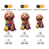 3D -pussel Jigsaw Puzzle Mysterious Animal Puzzles Dog Puzzles Gift For Adult Kids Education Fabulous Gift Interactive Games Wood Toys 240419