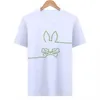 2024 PSYCO Bunny koszule amerykański projektant czaszki królik Bawełny Tshirt Tees mężczyzn Kobiet Busines