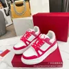 Shoes Couple's Board for Spring/summer 2024 Genuine Leather Low Cut with Increased Inner Height Thick Sole Small White Shoe Trend
