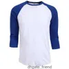 Vendita calda estate autunno uomo o-collo 100% t-shirt da uomo maglietta manica casual maglietta raglan jersey camicia