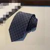 Fashion Men Ties Silk Tie 100% Designer Solid NecTie Jacquard Classic Letter Woven Handgemaakte stropdas voor mannen Wedding Casual en zakelijke stropdassen met originele doos