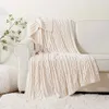 Battilo Chenille Coperte Tiro per coperte di divano divano spesso morbido accogliente letto a quadri per letto sulla sala di casa 240409