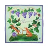 Sciarpe birdtree 16mm seta gelso originale Kerchief 2024 quattro stagioni disegnate a mano Donne dolce sciarpa romantica A43335QC