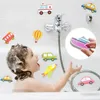 Babybad speelgoed auto boot cognitief drijvend speelgoedschuim eva puzzel baden speelgoed voor kinderen kinderen badkamer speel waterspel speelgoed 240418