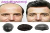 Тонкие кожи базы для человеческих волос Мужские парики шкуры для замены волос муж Мужчина toupee96180294456646