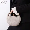 Bags 2023 New Vintage Evening Bag Diamond Sequined Clutch Hand Bag Bride Bag Free Shipping Gold Wedding Purse Female Handbag Bg765