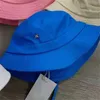 Summer DrawString Bucket Hats For Woman Candy Color JA Casquette Designer Mittade mössor Mens Bucket Hat Luxury Bonnet Women Sunhat