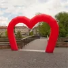 Decorazione di San Valentino personalizzato Stile cardiaco gonfiabile amore ARCHWAY GATE DECIVIZIONE PALONO STRADA DI BASE 1 PCS