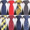 Bow Ties Fashion 7CM Mens Necktie Formal Neck Plaid Floral Dot Neckwear Gift For Men Wedding Business Party