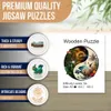 Puzzle 3d calmi e ruvidi puzzle in legno puzzle unicamente irregolari di legno a forma di animale decorazioni create a mano Regali per le vacanze 240419