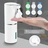 2024 Touchless Foaming Soap Dispenser Portable Soap Dispenser 380ml USB Rechargeable Electric 4 Level Adjustable Automatic Dispenser