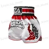 Men's Shorts Muay Thai Shorts 2024 New Embroidery Boxing Shorts Child Men Women Fighting Kickboxing Pants Gym Grappling Martial Arts Clothing T240419