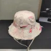 帽子帽子デザイナーバケツハットワイドブリムハットファーエッジフラワースパイク調整可能漁師帽子ファッショントレンドアウトドアトラベルビーチウォーク