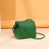 Carteiras Bolsa de ombro de couro genuíno macio Mulheres 2023 Novas bolsas de luxo de luxo carteira feminina casual casual bola crossbody gotes de moda