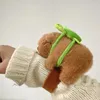 Bracelets de link Fun Capybara Slap Pulseira Pulseira Soft Toy confortável bracelete elegante