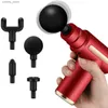 Electric Massagers 2024 Muscle Massager 고주파 부스터 근막 기계 연습 등 및 목 마사지 총 휴대용 피트니스 장비 Y240425