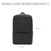 Sacs Original Xiaomi Classic Business Sac à dos 2 Backpacks de voyage décontracté imperméables 15,6 pouces sac à dos pour ordinateur portable