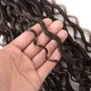 human curly wigs Wig womens long curly hair womens wig chemical fiber hair Crochet hair River loc