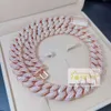 750 GRAMS Big and Heavy Miami Cuban Link Chain Sterling Silver 925 Iced Out Jewelry VVS Moissanite Diamond Men Necklace