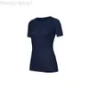 Desginer Alooo Yoga Top Shirt Short Woman New Womens Spring/Summer Short Tシャツアスレチックウェアランニングハーフスリーブクイック乾燥フィットネススーツスリムフィット
