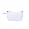 Portable Canvas Zipper Bags Multifunctional Blank Diy Craft Bags Pencil Cosmetic Jewelry Bags Case Pouch For Home School Travel