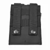 Аксессуары двойной пистолет Mag Mouct Molle Tactical 9mm Magazine Buck Belt Dual Mag Bag Bag Holder Holder Holder Hunting Pocket Accessories