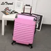 Bagage Letrend Vintage ABS+PC Rolling Bagage Spinner Trolley Women Travel Bag 20 Inch Cabin Super Cases Wheel 24/26 Inch Retro Trunk