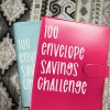 Bags 100 Envelope Challenge Binder Couple Challenge Sheets Event Notepad PU Leather Binder Notebook Money Envelopes For Offices Home