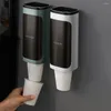Rangement de cuisine Storage auto-adhésif Porte-traits de tasse en papier Rack réutilisable robuste pour le salon