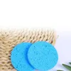 5pcs Nettoyage Sponge CELLULOSE Compress Puff Wood Pulp Exfoliator Soft Face Wash Pad Nettoyage