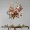 Decorazione per feste 12pcs) da 90 cm a 120 cm di altezza) Centrotavola da sposa vaso di fiori in metallo oro