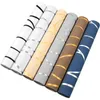 Bakgrundsbilder Classic Stripe 3D Foam Wallpaper Luxury Prossed Flock Wall Paper Roll Bedroom Modern Drop Delivery Home Garden Decor Dhjqn