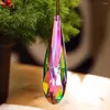 Decorative Figurines 120mm Drop Rainbow Crystal Suncatcher Faceted Prism Hanging Decor Lightcatcher Chandelier Pendant Parts Home Props