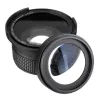 Verwarming LightDow 58 mm 0,35x aangesloten visoog Super Wide Hoeklens voor Canon Nikon Sony DSLR -lens met 58 mm filterdraad